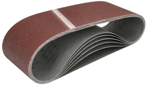 Nastro di ricambio per carta abrasiva, 100 x 690 mm. Grana 120 (6 Pezzi)