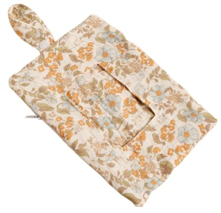 Windeltasche – Baumwolle, Wiederverwendbar, Leichtes Design, Aufhängbarer Kinderwagen-Organizer, Wischtuchhalter, Tragbare Aufbewahrungstasche | Kinderwagen, Kinderbett, Zuhause, Reisen, Outdoor, Wand