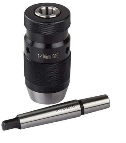 URPIZY Portabrocas MK2-B16, 1-16 mm con soporte de cono MT2, de acero endurecido para máquinas CNC, autotensor, 1 pieza