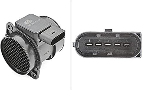 HELLA 8ET 009 142-331 Medidor de la masa de aire - 5polos - atornillado