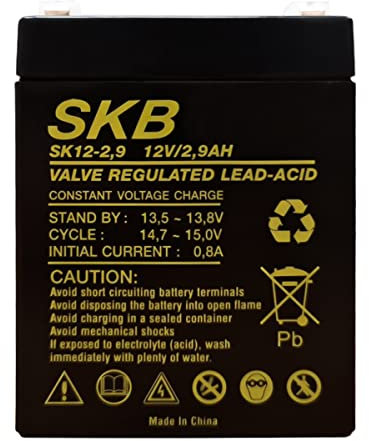 BATTERIA A PIOMBO 12V 2,9AH SKB