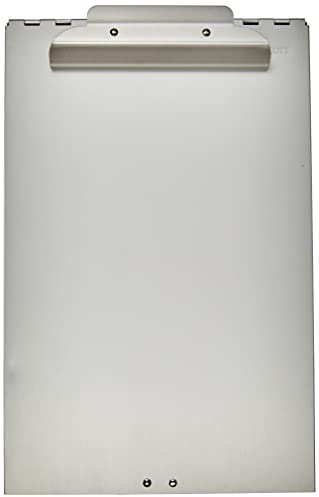 Westcott E-17003 00 Formularhalter-Box aus Aluminium, DIN A4, Großes Aufbewahrungsfach, Unten öffnend