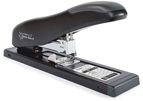 Rapesco 1276 ECO HD-100 Hochleistungsheftgerät, 100 Blatt Kapazität, Schwarz