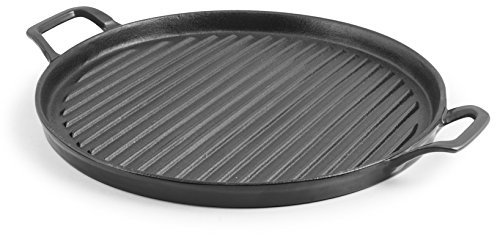 H&H 2601 Bistecchiera Ghisa Tonda Cm31, Nero