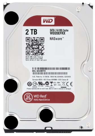 WD Disque Dur de Bureau NAS 3,5 avec Extension de Garantie WD Rouge 2 to