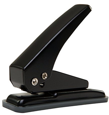 Pavo - Premium Locher für 1 einzelnes Loch, schwarz, 8018222