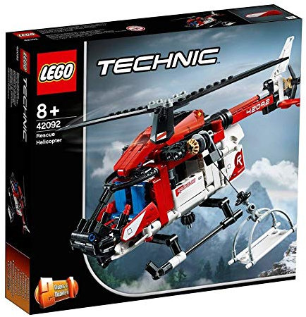 LEGO Technic LEGO Rettungshubschrauber 42092 Bausatz, Neu 2019 325 Teile