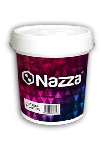 Nazza Pintura Negra Mate - Pintura Negra Pared para Interior y Exterior - Alta Cobertura, Lavable, Resistente y con Certificación Reacción al Fuego BS1D0 - Formato 20 Kg