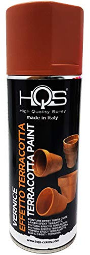 4R Quattroerre.it HQS - Bote de pintura en aerosol efecto terracota mate 400 ml