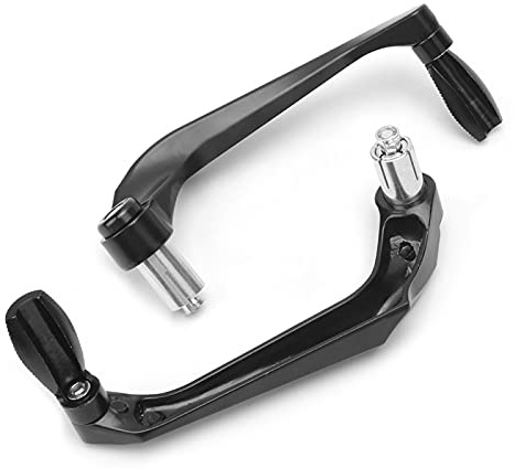 Protecteur de guidon, paire de leviers d'embrayage de frein de moto noir Protect Guard avec d'excellentes performances pour guidon d'ouverture de 0,9 pouces