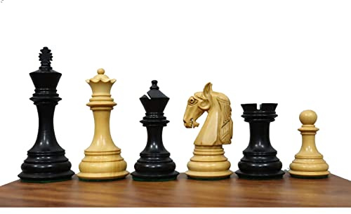 TAJ CHESS STORE 3.9 piezas de ajedrez de la serie Columbian Staunton con 2 reinas adicionales, juego de ajedrez de lujo con peso