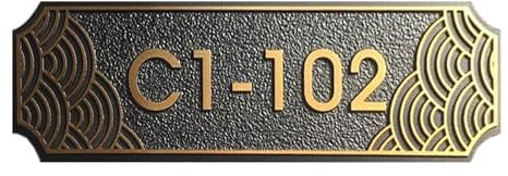 Targhe Con Numero Civico Vintage Personalizzate, Targhe Con Numero Civico Realizzate A Mano, Targa Con Indirizzo Personalizzato Per Giardino Esterno, Appartamenti, Strade, Garage