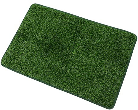 Toddmomy Washable Artificial Grass Pad for Dogs Wear-Resistant Replaceable PET Pee Mat Absorbent Grass Rug for Puppy Potty Training Indoor Outdoor Use for Cage and Travel