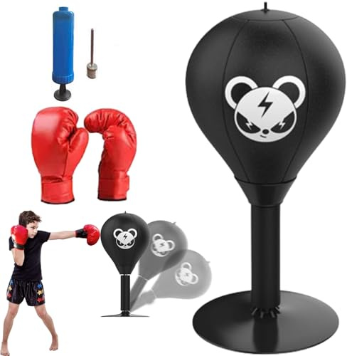 Lyoveu Instant Punch, Rage Bag,Desktop Boxsack,Tisch Boxsack,boxball,punchingball Tisch,Mini Boxsack Für Den Tisch,Tisch Boxsack,boxsack Mit Standfuß Kinder,Tisch Boxsack Mit Saugnapf …