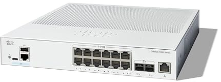 Commutateur administrable Cisco Catalyst 1300-12XT-2X, 12 Ports cuivre 10G, 2 Ports SFP+ 10GE, Garantie limitée à Vie (C1300-12XT-2X)
