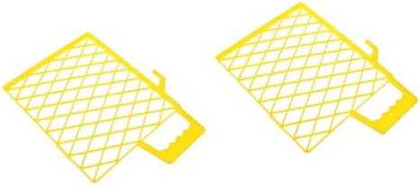 jojofuny 2 Stück Farbgitter Tablett Kleine Farbwanne Kunststoff Gitter Farbroller Gitter Pad Kunststoff Farbsieb Farbwannen Zum Malen Farbtablett Gitter Farbroller Farbroller