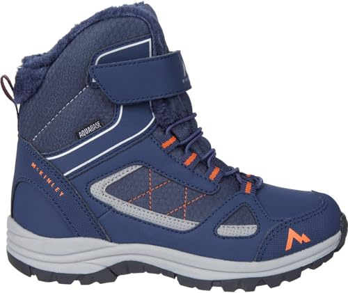 Mc Kinley Kinder Maine MID WI AQB Schneestiefel, Navy/Orange Dark/Cha, 35