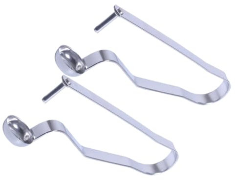 WATIIFUFU 2piezas Descorazonador De Dátiles Rojo De Acero Inoxidable De Herramientas Manuales Para Deshuesar Frutas Cocina Fácil Limpieza y Diseño Portátil