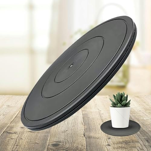 GZYHDC Piatto Piattaforma Rotante per Monitor, Supporto Girevole Manuale di 360°, Supporti Girevoli TV, Base per Giradischi, per Imballaggio, Lavorazione, Assemblaggio, Intaglio, Bonsai-1pc