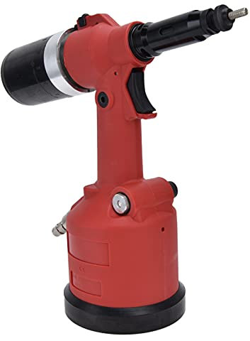 Pistola Neumática para Remachar Tuercas de Alta Eficiencia, Ergonómico, Amplio Rango de Aplicación, Adecuada para Tuercas M3M12, con Caja de Almacenamiento para Remachar