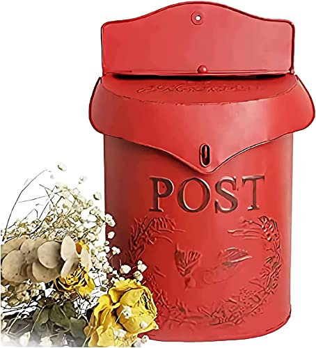 Boîte aux Lettres Murale Vintage pour extérieur, boîte aux Lettres Verticale, boîtes aux Lettres de Style rétro pour Maisons, Grande capacité, boîte aux Lettres européenn