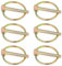 Lot de 6 goupilles pliantes 5 x 40 mm Galvanisé Galvanisé Goupille Goupille pour sécuriser les boulons de sécurité, goupilles de verrouillage à goupilles pliantes pour tracteurs, camions, fermes