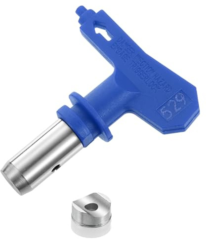 sourcing map Reversible Spray Tips for Airless Sprayer 529 Paint Spray Nozzle Tips Sprayer Machine Parts for Home Garden Building Fences, Blue