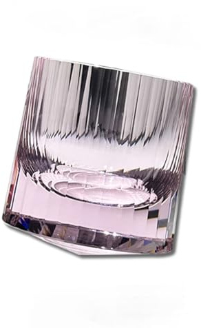 HGFYE Bicchieri Da Whisky In Cristallo Di Alta Qualità Senza Piombo - Tumbler Old Fashioned Con Base Spessa E Sfaccettature Verticali | Elegante Bar Per La Casa, Ideale Per Intrattenere E Fare Regali