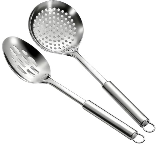 Cuchara Filtro Cucharón Quitagrasa Con Mango Largo