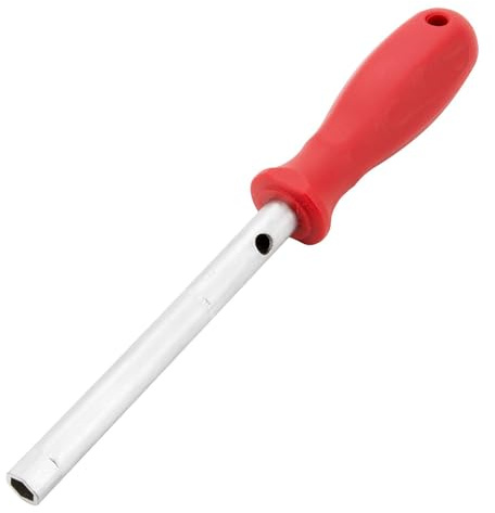 ECI Rohr-Steckschlüssel 3-17 mm einzeln Innenbohrung Chrom-Vanadium-Stahl Steckschlüssel mit Rutschfestem Griff Sechskant (5 mm)
