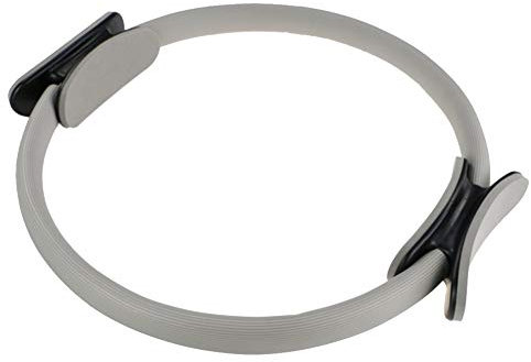 LTLCLZ Yoga Pilates Ring Fitness Magic Circle Professionelles Training Muskel Pilatus Ausrüstung Fitnessstudio Zubehör Waren Für Das Heimtraining,Grau