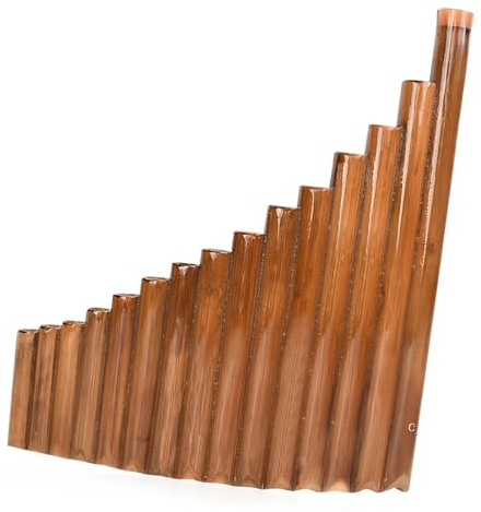 Panflöte Instrument 15-Röhren-Panflöte In G-Dur Links/rechts Mit Zubehör (Color : Right)