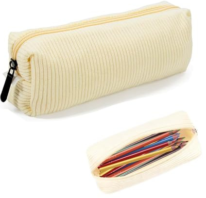 Rehecher Mäppchen Aesthetic, Federtasche für Mädchen und Jungen, Beige, 20x7x6 cm, Schulmäppchen, Pencil Case