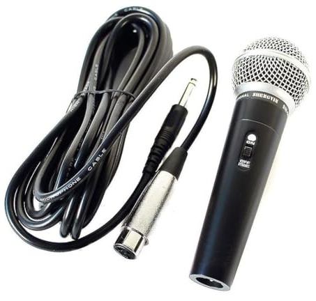Soytich Mikrofon dynamisk sångmikrofon studio, 5 m kabel mikrofon Soy10 (Soy10)