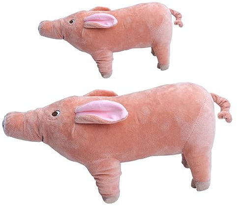 VICASKY 2stücke Plüsch Schwein Spielzeug Für Haustiere Weiche Und Sichere Kuscheltiere Für Hunde Der Läufigkeit Stressabbauendes Spielzeug Für Hunde