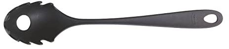 Fiskars Pastalöffel, Länge: 28,5 cm, Essential, Kunststoff, Schwarz, 1079058