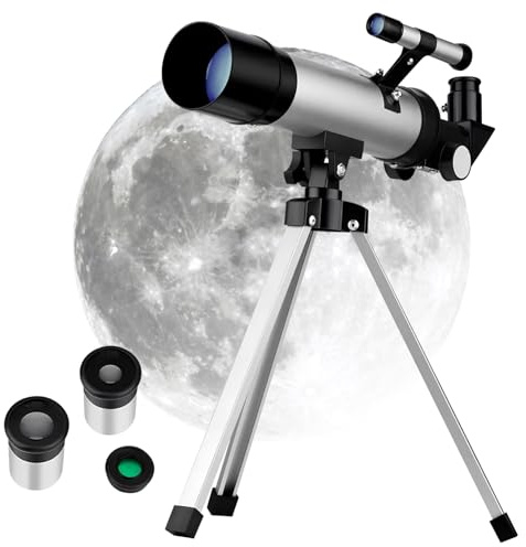 SWOOMEY Kompaktes Astronomie-teleskop Mit Stativ Zum Beobachten Von Sternen Und Planeten Für Anfänger Und Kindererziehung in Naturwissenschaften