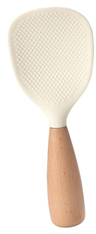 HEALEEP Spatule à Riz Antiadhésive Cuillère à Riz Silicone Pour Cuiseur Spatule Pratique Debout