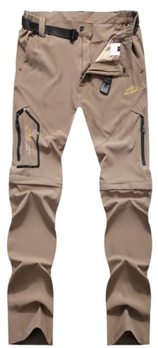 Pantaloni da Lavoro Estivi Uomo, Casual Pantalone Tuta Sportivi Comodo Leggero Pantaloni da Camminata Cotone Trekking con Tasche Multiple Pantaloni Cargo Uomo Pantaloni Mimetici Multi Tasca Militari