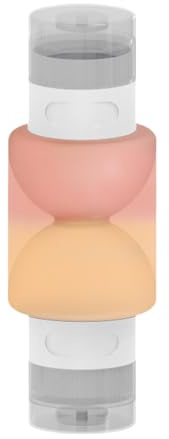 Wuvfojca Bottiglie da viaggio | Tubi bifacciali schiacciabili per il viaggio – Bottiglie di shampoo per il viaggio, adatto per balsamo per la bocca, sapone liquido, lozione, crema solare, gel per