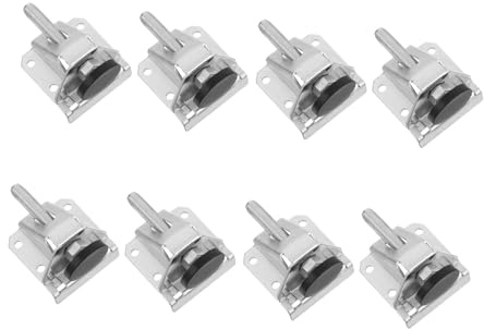 SEWACC 8pcs Heavy Duty Wardrobe Adjusting Feet Furniture Workbench Adjustable Feet Cabinet Leveling Pads Adjustable Levelers Heavy Duty Legs Silver