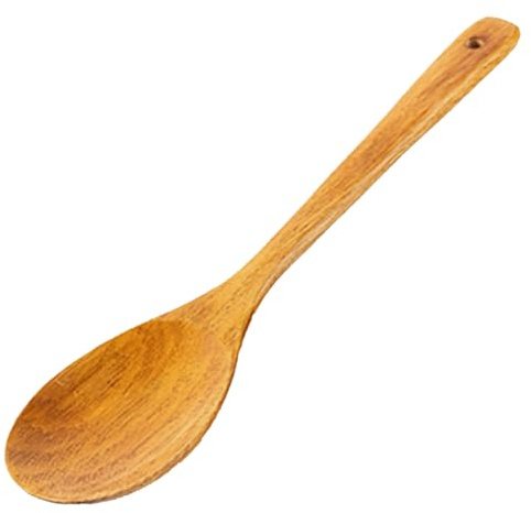 Cuchara de Madera para Cocina -Cucharas Largas Madera,Adaptada para mezclar preparaciones culinarias, servir sopa y preparar platos