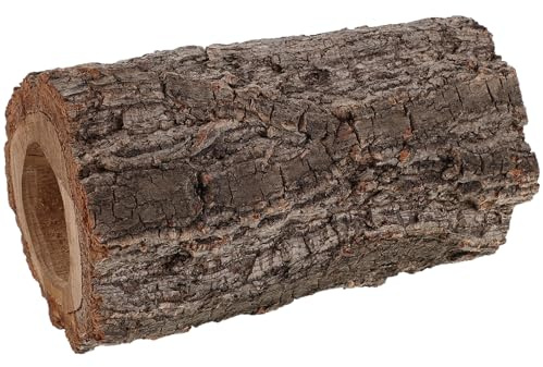WOONEKY reptil gömställen stammen reptilskydd spindel gömställen stammen orm eller reptil döljer ödla gömma skydd ödla gömma skydd leopard gecko hörn gömmer champagneträd Brown