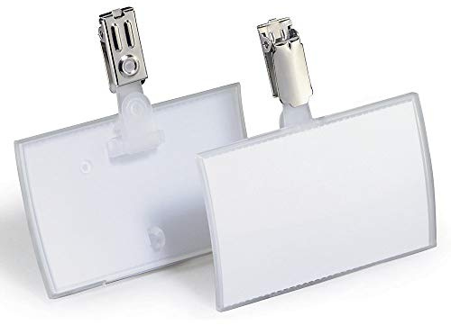 Durable CLICK FOLD mit Clip - VE 50 Stk HxB 54 x 90 mm - Akkreditierung Namensschild