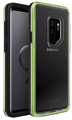 LifeProof Slam Sturzsichere Schutzhülle, (geeignet für Samsung Galaxy S9+) schwarz/grün