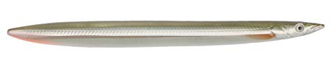 Savage Gear Line Thru Sandeel - Meerforellenköder, Farbe:Sandeel, Länge/Gewicht:12.5cm - 19g
