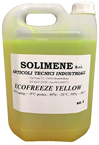 LIQUIDO ANTIGELO ART CONCENTRATO GIALLO FINO A -40° | 5L