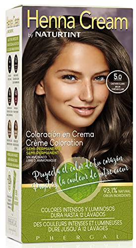 NATURTINT HENNA CREAM 5.0 light brown