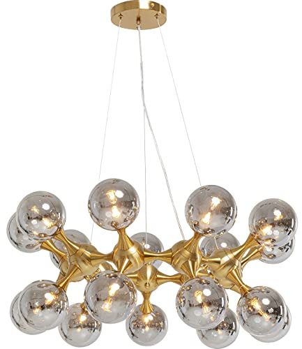 Kare Design Hängeleuchte Atomic Balls Brass 74cm