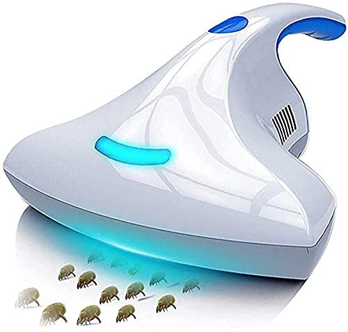 Samnuerly Vacuum Cleaner Bed Mites Collector 400Watts UV Anti Bacterial Kills Germs and Allergens Powerful Handheld Design Dust Mites Remover for Home Bed Mattress Sofa Anti Dust Mites Vacuum Cleaner